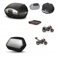 SHAD Maletas laterales + baul trasero accesorios herraje 3p montaje SH45 SH 45 SC SH35 PREMIUM KIT-251827