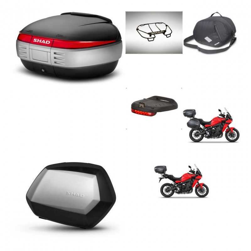 SHAD Side cases + rear trunk + accessories + 3p hardware + mounting hardware SH50 SH 50 SC SH35 PREMIUM KIT-254256