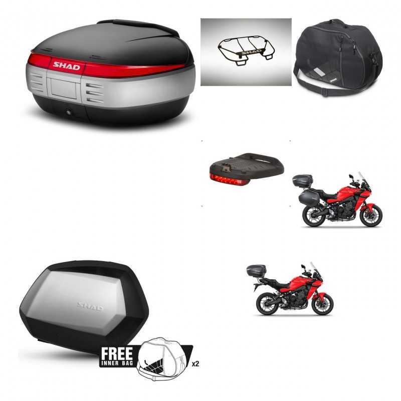 SHAD Side cases + rear trunk + accessories + 3p hardware + mounting hardware SH50 SH 50 SH35 KIT-254273