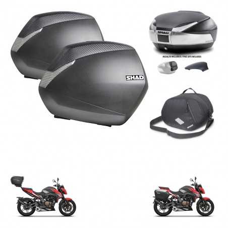 SHAD Baul trasero + maletas laterales bolsa interna herraje 3p montaje SH36 SH 36 SH48 KIT-256365