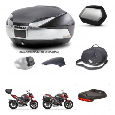 SHAD Side cases + rear trunk + accessories + 3p hardware + mounting hardware SH48 SC SH35 PREMIUM KIT-256380