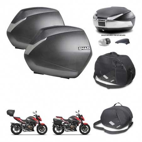 SHAD Baul trasero + maletas laterales accesorios herraje 3p montaje SH36 SH 36 SH48 KIT-256383