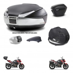 SHAD Maletas laterales + baul trasero bolsa interna herraje 3p montaje SH48 SH23 KIT-256385
