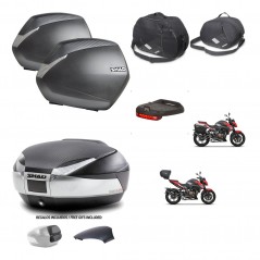 SHAD Rear trunk + side cases + accessories + 3p hardware + mounting hardware SH36 SH 36 SH48 KIT-256392