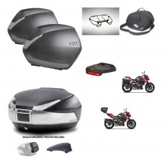 SHAD Rear trunk + side cases + accessories + 3p hardware + mounting hardware SH36 SH 36 SH48 KIT-256410