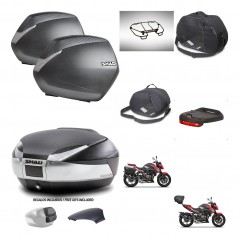 SHAD Baul trasero + maletas laterales accesorios herraje 3p montaje SH36 SH 36 SH48 KIT-256428