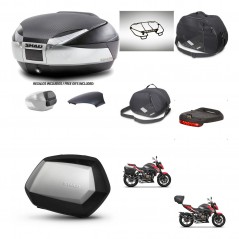 SHAD Side cases + rear trunk + accessories + 3p hardware + mounting hardware SH48 SC SH35 PREMIUM KIT-256434