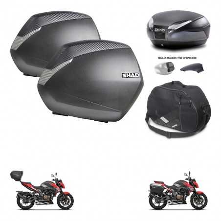 SHAD Baul trasero + maletas laterales bolsa interna herraje 3p montaje SH36 SH 36 SH48 KIT-258688