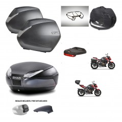 SHAD Rear trunk + side cases + accessories + 3p hardware + mounting hardware SH36 SH 36 SH48 KIT-258733