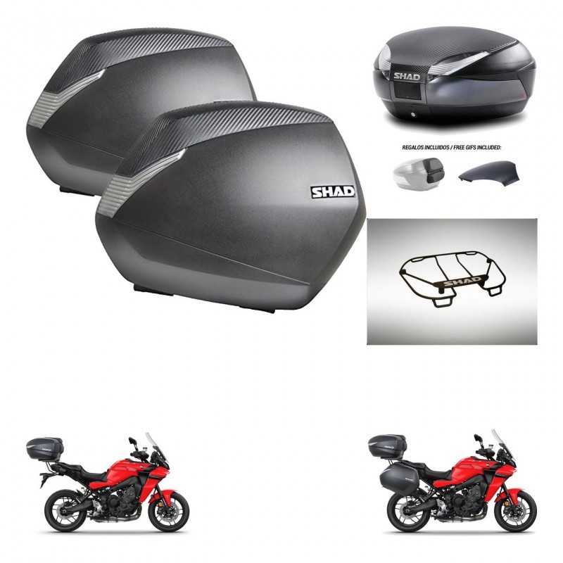 SHAD Rear trunk + side cases + upper rack rack + 3p hardware + mounting hardware SH36 SH 36 SH48 KIT-258850