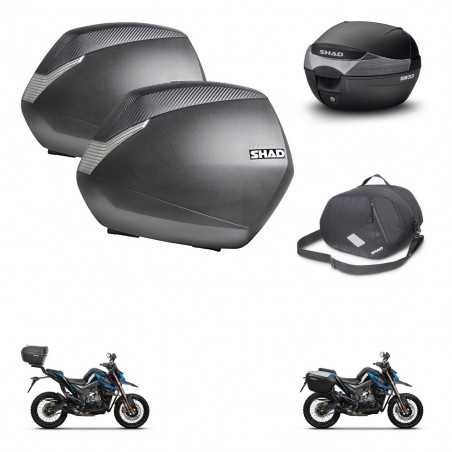 SHAD Baul trasero + maletas laterales bolsa interna herraje 3p montaje SH36 SH 36 SH33 33 KIT-259137