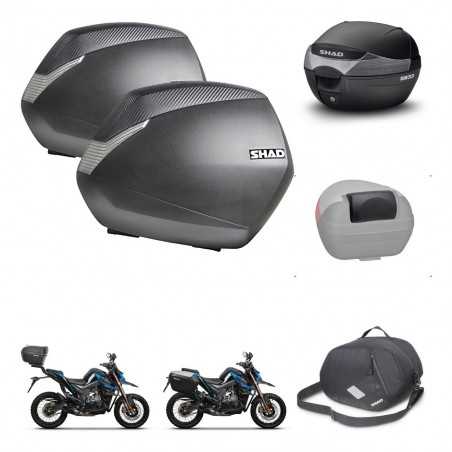 SHAD Baul trasero + maletas laterales accesorios herraje 3p montaje SH36 SH 36 SH33 33 KIT-259155