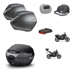 SHAD Rear trunk + side cases + accessories + 3p hardware + mounting hardware SH36 SH 36 SH33 SH 33 KIT-259164