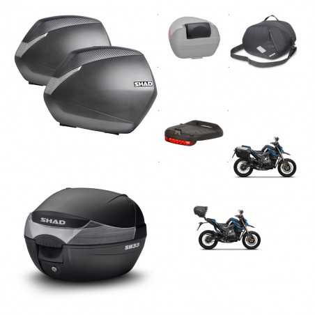 SHAD Baul trasero + maletas laterales accesorios herraje 3p montaje SH36 SH 36 SH33 33 KIT-259164
