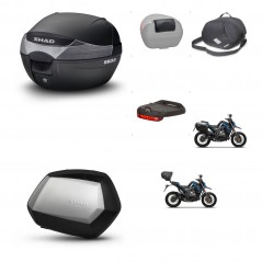 SHAD Side cases + rear trunk + accessories + 3p hardware + mounting hardware SH33 SH 33 SC SH35 PREMIUM KIT-259170