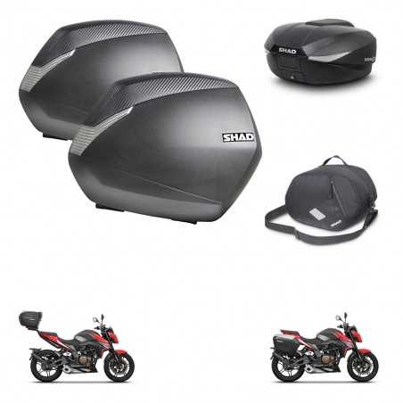 SHAD Baul trasero + maletas laterales bolsa interna herraje 3p montaje SH36 SH 36 SH58X KIT-261333