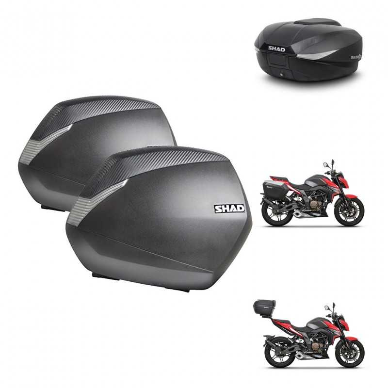 SHAD Baul trasero + maletas laterales herraje 3p montaje SH36 SH 36 SH58X KIT-261334
