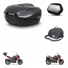 SHAD Side cases + rear trunk + inner bag + 3p hardware + mounting hardware SH58X SC SH35 PREMIUM KIT-261339