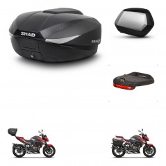 SHAD Side cases + rear trunk + brake light + 3p hardware + mounting hardware SH58X SC SH35 PREMIUM KIT-261349