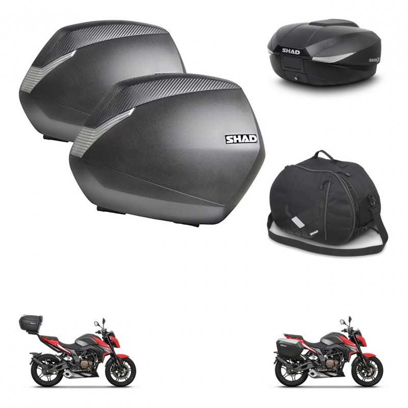 SHAD Baul trasero + maletas laterales bolsa interna herraje 3p montaje SH36 SH 36 SH58X KIT-261352