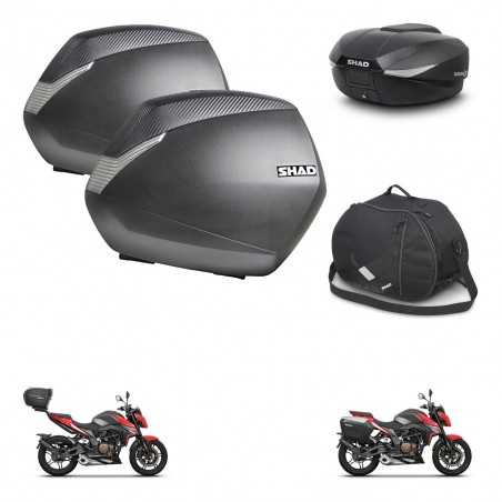 SHAD Rear trunk + side cases + internal bag + 3p hardware + mounting hardware SH36 SH 36 SH58X KIT-261352