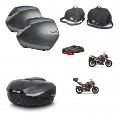 SHAD Baul trasero + maletas laterales accesorios herraje 3p montaje SH36 SH 36 SH58X KIT-261360