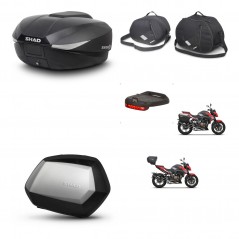 SHAD Side cases + rear trunk + accessories + 3p hardware + mounting hardware SH58X SC SH35 PREMIUM KIT-261366