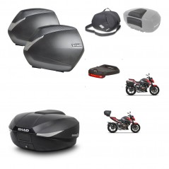 SHAD Baul trasero + maletas laterales accesorios herraje 3p montaje SH36 SH 36 SH58X KIT-261378