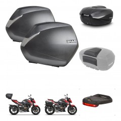 SHAD Baul trasero + maletas laterales accesorios herraje 3p montaje SH36 SH 36 SH58X KIT-261379