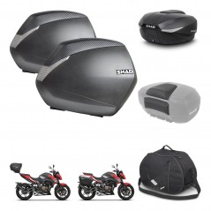 SHAD Baul trasero + maletas laterales accesorios herraje 3p montaje SH36 SH 36 SH58X KIT-261388