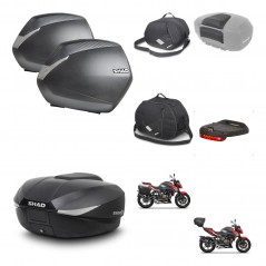 SHAD Baul trasero + maletas laterales accesorios herraje 3p montaje SH36 SH 36 SH58X KIT-261396