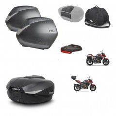 SHAD Baul trasero + maletas laterales accesorios herraje 3p montaje SH36 SH 36 SH58X KIT-261397