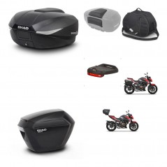SHAD Maletas laterales + baul trasero accesorios herraje 3p montaje SH58X SH23 KIT-261398