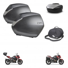 SHAD Rear trunk + side cases + internal bag + 3p hardware + mounting hardware SH36 SH 36 SH59X ALU KIT-263637
