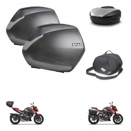 SHAD Baul trasero + maletas laterales bolsa interna herraje 3p montaje SH36 SH 36 SH59X ALU KIT-263637