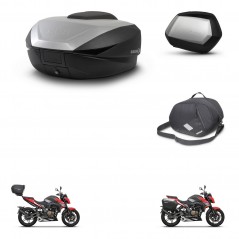 SHAD Side cases + rear trunk + inner bag + 3p hardware + mounting hardware SH59X ALU SC SH35 PREMIUM KIT-263643