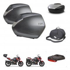 SHAD Baul trasero + maletas laterales accesorios herraje 3p montaje SH36 SH 36 SH59X ALU KIT-263646