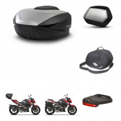 SHAD Maletas laterales + baul trasero accesorios herraje 3p montaje SH59X ALU SC SH35 PREMIUM KIT-263652