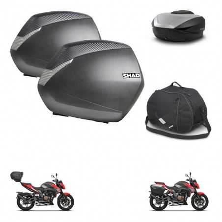 SHAD Baul trasero + maletas laterales bolsa interna herraje 3p montaje SH36 SH 36 SH59X ALU KIT-263656