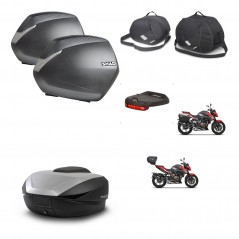 SHAD Baul trasero + maletas laterales accesorios herraje 3p montaje SH36 SH 36 SH59X ALU KIT-263664