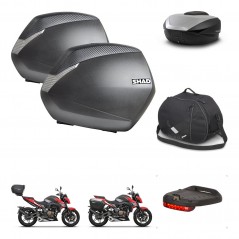 SHAD Baul trasero + maletas laterales accesorios herraje 3p montaje SH36 SH 36 SH59X ALU KIT-263665