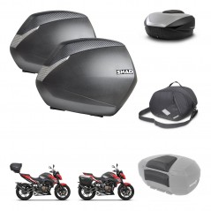 SHAD Rear trunk + side cases + accessories + 3p hardware + mounting hardware SH36 SH 36 SH59X ALU KIT-263673