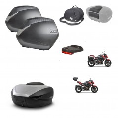 SHAD Baul trasero + maletas laterales accesorios herraje 3p montaje SH36 SH 36 SH59X ALU KIT-263682