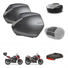 SHAD Baul trasero + maletas laterales accesorios herraje 3p montaje SH36 SH 36 SH59X ALU KIT-263683