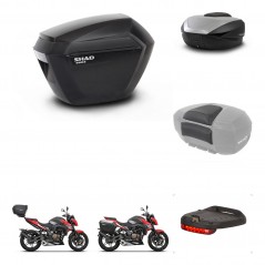 SHAD Baul trasero + maletas laterales accesorios herraje 3p montaje SH23 SH59X ALU KIT-263684