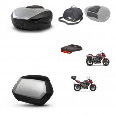 SHAD Maletas laterales + baul trasero accesorios herraje 3p montaje SH59X ALU SC SH35 PREMIUM KIT-263688