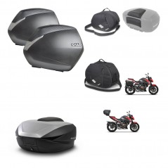 SHAD Rear trunk + side cases + accessories + 3p hardware + mounting hardware SH36 SH 36 SH59X ALU KIT-263691