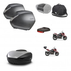 SHAD Baul trasero + maletas laterales accesorios herraje 3p montaje SH36 SH 36 SH59X ALU KIT-263701