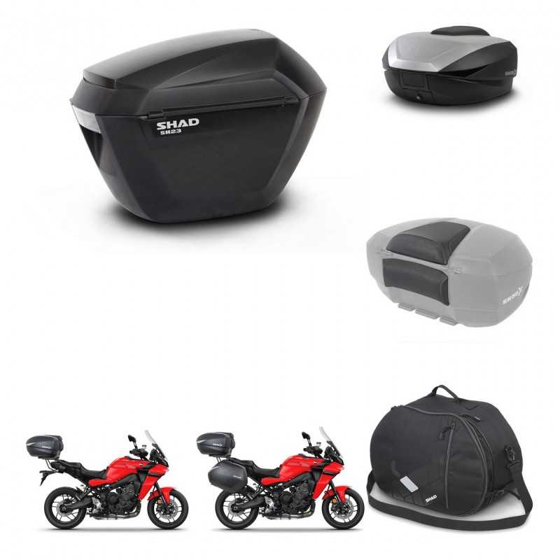 SHAD Rear trunk + side cases + accessories + 3p hardware + mounting hardware SH23 SH59X ALU KIT-263837