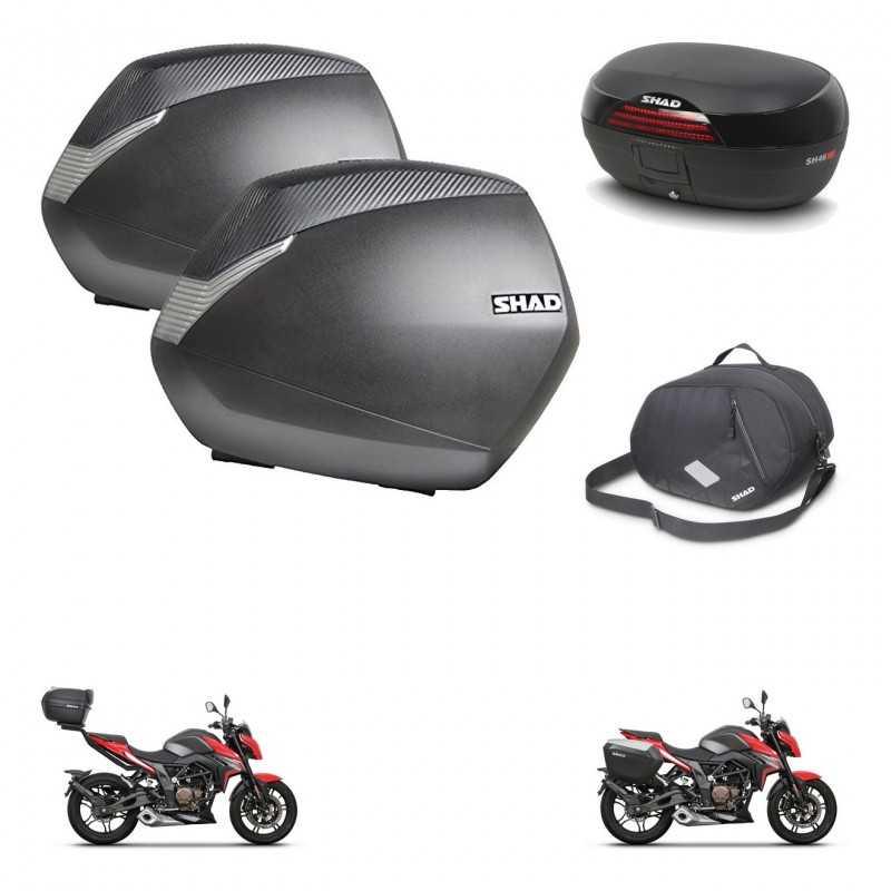 SHAD Baul trasero + maletas laterales bolsa interna herraje 3p montaje SH36 SH 36 SH46 46 NEW MODEL KIT-268029